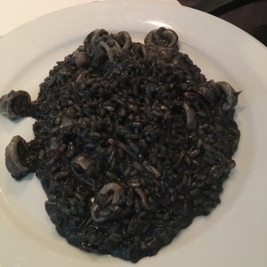 risotto de tinta de calamar