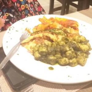 trío de pastas