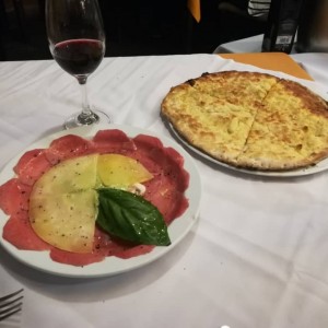 Carpaccio y Focaccia