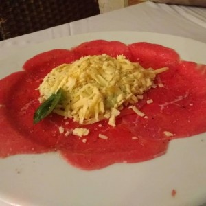 Carpaccio de lomito