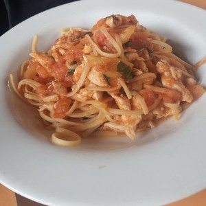 pasta con pollo