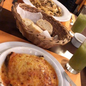 Pasticho de carne, y Pasta Balconata