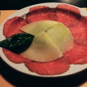 carpaccio di manzo