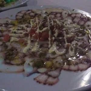 carpaccio de Pulpo