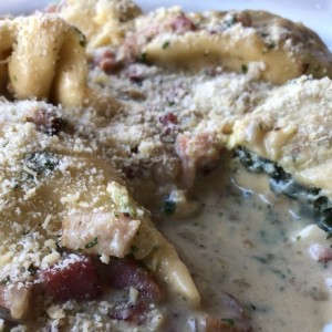 Raviole de ricotta y espinaca