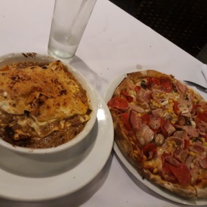 pasticho y pizza padrino