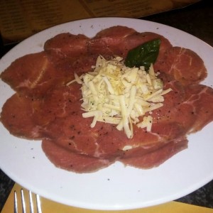 carpaccio de lomito