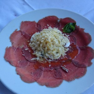 Carpaccio de lomito