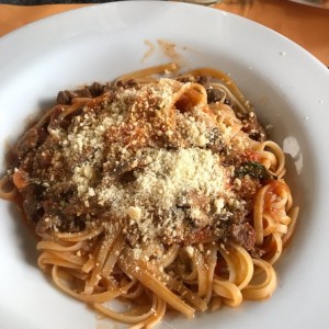 pasta con lomito