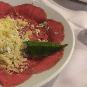 carpaccio di manzo