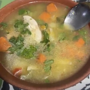 Nada como un suculento Hervido de Gallina!!
