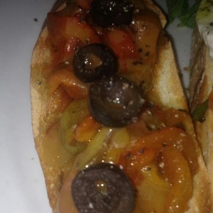 Bruschetta de Pimentones Asados, Impresionante, lo Mejor del Dia