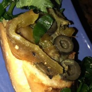 Bruschettas de Pimentones Asados, Excelentes