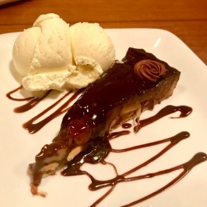 Torta de chocolate y macadamias