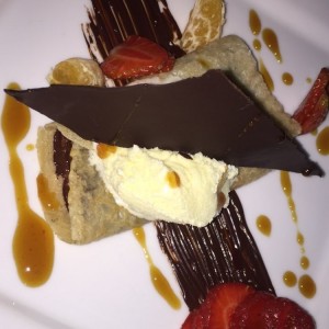 Crepe de chocolate