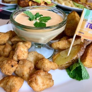 Cotufas de pollo