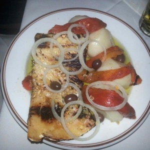 Bacalao a la brasa