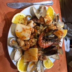 parrilla de mariscos