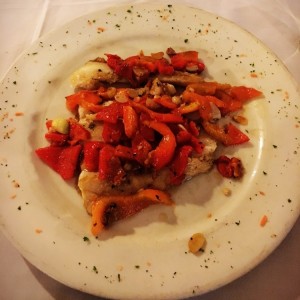 Robalo con Pimientos 