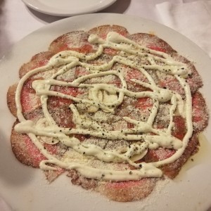 Carpaccio de lomito