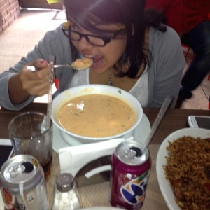 Chupe de Pollo y Chaufa
