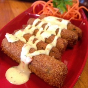 Croquetas de cangrejo