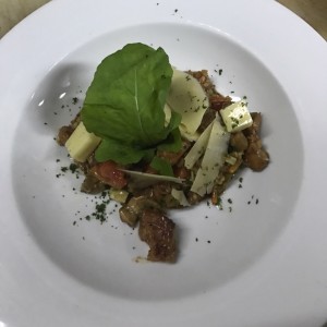 asombrate con el exquisito risotto de conejo preparado por la chef teresa 