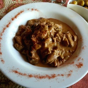 Strogonoff de lomito