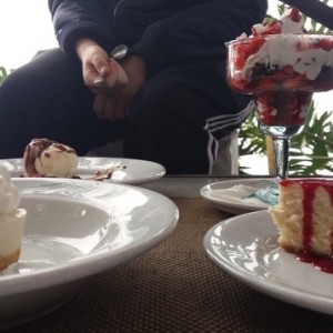 degustacion de varios postres