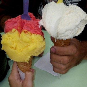 Barquilla 2 sabores.