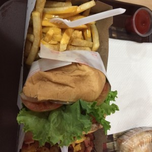 hamburguesa Shark