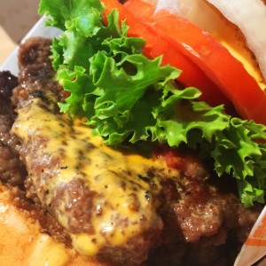 Hamburguesa doble con queso y tocineta