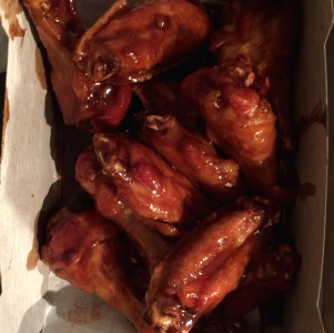 Alitas de Pollo BBQ, muy buenas.!
