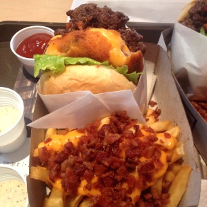 La shack con extra de tocineta 