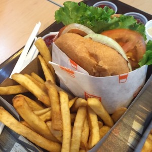 burguer shack con queso crema y tocineta