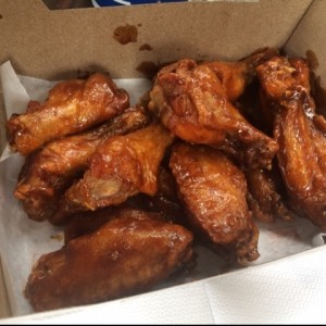 Alitas de pollo en salsa BBQ 100% recomendado
