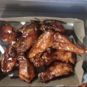 alitas de pollo BBQ