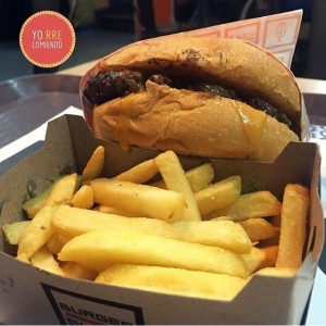 Hamburguesa Shack sin vegetales 