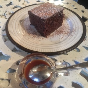 Torta de Cacao con Sirup de Caramelo 