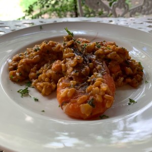 risotto de camarones