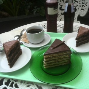 torta de la abuela y torta americana