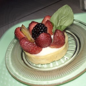 tartaleta de frutos rojos