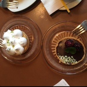 pie de limon y pie de chocomora