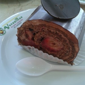 Brazo gitano de chocolate