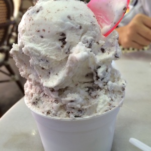 Helado de stracciatella