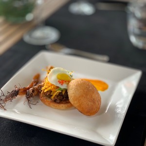 Mini Hamburguesa Pulled Pork (1 de 11 platos)