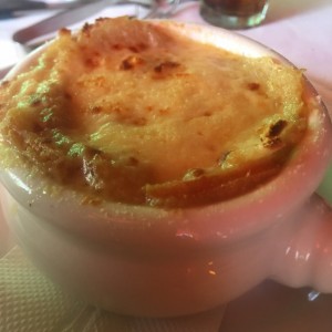 sopa de cebolla