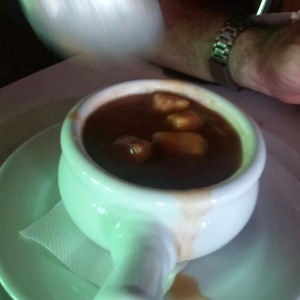Sopa Gulash, muy buena