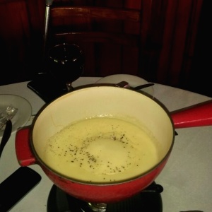 Fondue, muy bueno