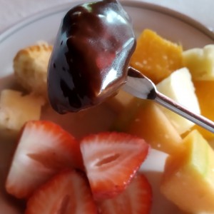 fondue de chocolate
